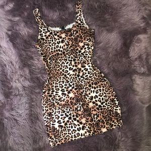 Leopard Print Bodycon Dress